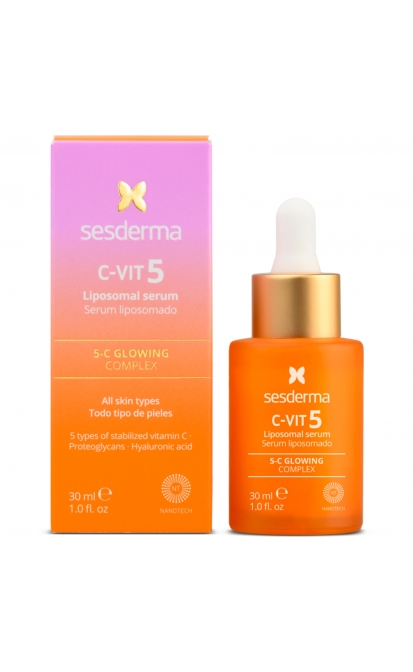 SESDERMA C-VIT 5 LIPOSOMINIS VEIDO SERUMAS, 30 ML