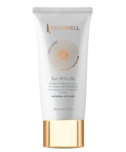 KEENWELL Sun Attitude Anti-Sand apsauginė įdegi skatinanti emulsija kūnui SPF50, 150 ML
