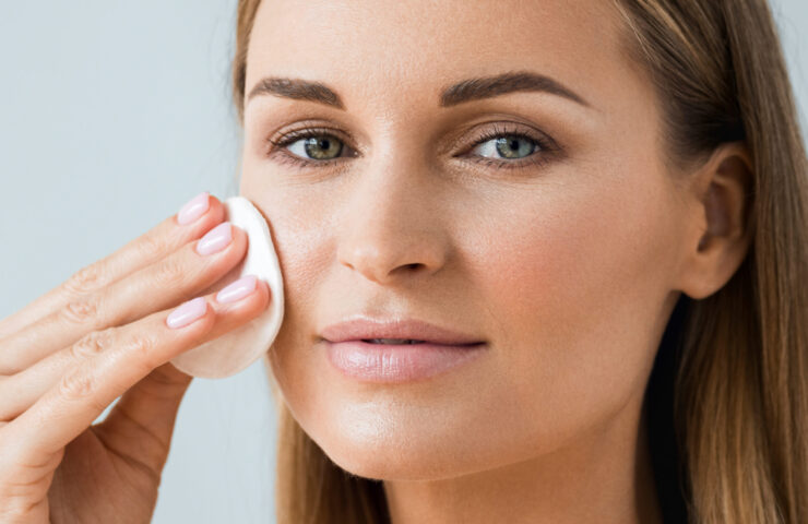 Skin care woman face healthy skin beauty