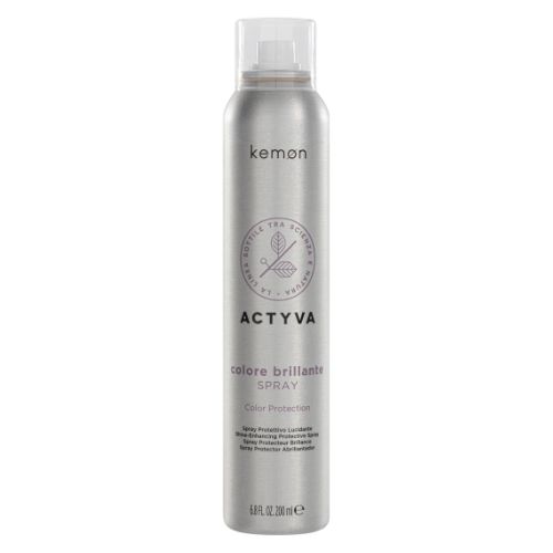 KEMON ACTYVA Colore Brillante Spray – Apsauganti ir žvilgesio suteikianti purškiamoji priemonė, 200 ml
