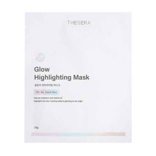 THESERA GLOW ŠVYTĖJIMO SUTEIKIANTI VEIDO KAUKĖ, 1x25 g