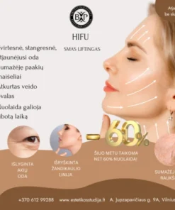 HIFU - 60% SPECIALUS PASIŪLYMAS - Veidas + kaklas