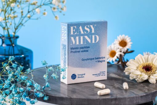 "Psichobiotikas EasyMind™ N30 kapsulių"