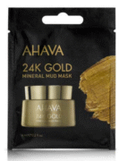 AHAVA MINERAL MUD 24K AUKSO MINERALINĖ PURVO KAUKĖ, 6 ml
