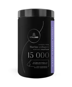 Jūrinis kolagenas COLLAGEN 15 000, juodųjų serbentų aromato pakuotė