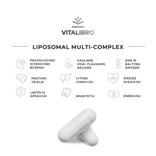 Vitaminų ir mineralų kompleksas Liposomal Multi-Complex - Image 2