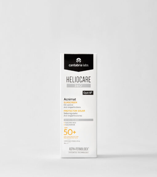 HELIOCARE 360 ACNIMAT RIEBIAI IR Į AKNĘ LINKUSIAI ODAI SPF 50+, 50 ML