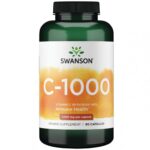 Swanson VITAMINAS C 1000 MG SU ERŠKĖČIŲ VAISIŲ EKSTRAKTU 90 KAPS.