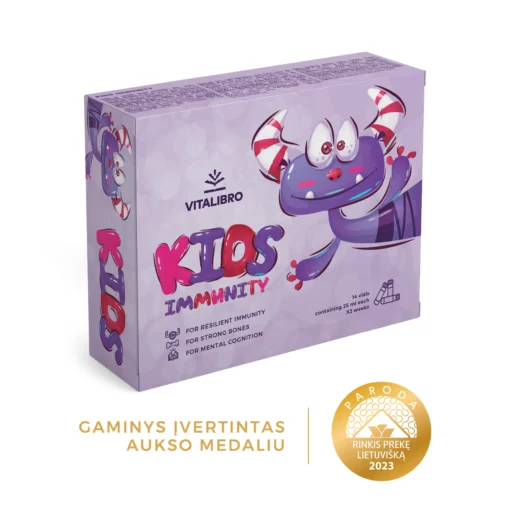 Geriamas maisto papildas vaikų imunitetui KIDS IMMUNITY