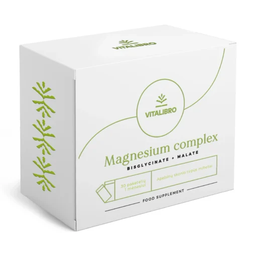 Magnio bisglicinato ir magnio malato derinys MAGNESIUM COMPLEX