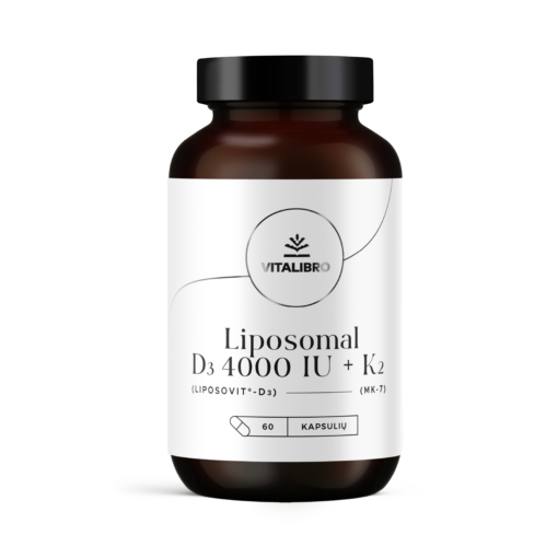 Liposominio vitamino D3 4000 IU + K2 kompleksas