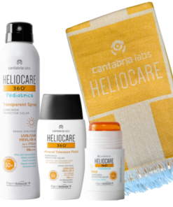 CANTABRIA LABS Heliocare rinkinys + vasariškas rankšluostis