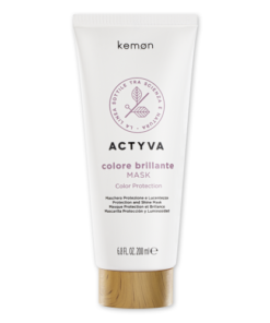 KEMON ACTYVA Colore Brillante Mask Velian – Apsauganti ir žvilgesio suteikianti kaukė dažytiems plaukams, 100 ml