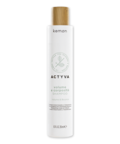 KEMON ACTYVA Volume e Corposita Shampoo Velian – Tvirtumo ir apimties suteikiantis plaukų šampūnas, 100 ml