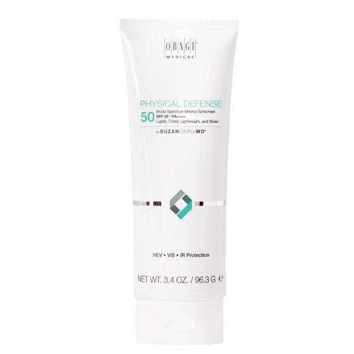 Obagi medical physical defence spf 50 mineralinis apsauginis spf kremas, 100 g