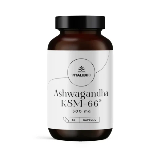 Kasdieniam balansui ASHWAGANDHA KSM-66®
