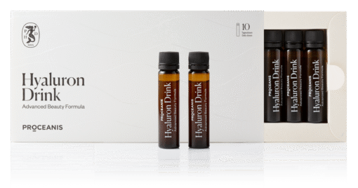 Proceanis Hyaluron Drink Traveller maisto papildas, 10 x 10 ml