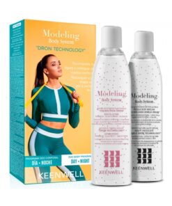 KEENWELL MODELING BODY SYSTEM DRON TECHNOLOGY RINKINYS NR. 3: STANGRINANTIS SERUMAS 250 ml + ANTICELIULITINIS NAKTINIS SERUMAS 250 ml