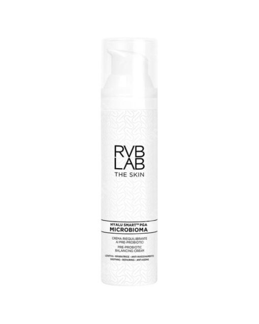 RVB LAB Microbioma Pre-Probiotic Balancing Cream, balansuojantis kremas su pre-probiotikais, 50 ml