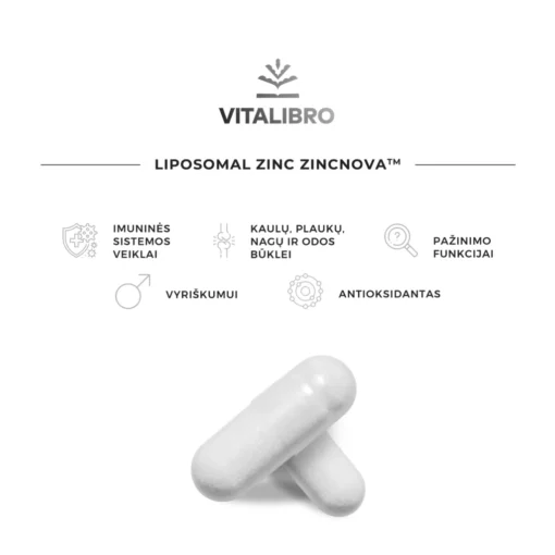Liposominis cinkas ZINC ZincnovaTM