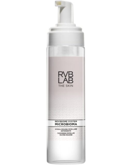RVB LAB Microbioma Cleansing Micellar Water Mousse, micelinės vandens putos, 225 ml.