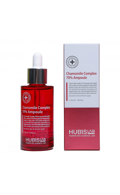 HUBISLAB AMPULĖ SU 70% RAMUNĖLIŲ KOMPLEKSU, 50ML
