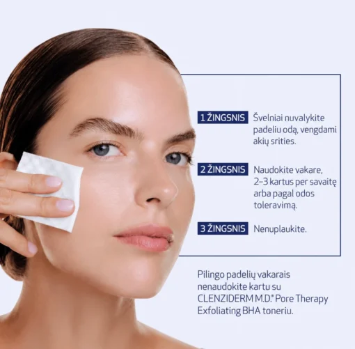OBAGI Clenziderm M.D.® Resurfacing Multi-Acid šveičiamieji veido padeliai su rūgštimis