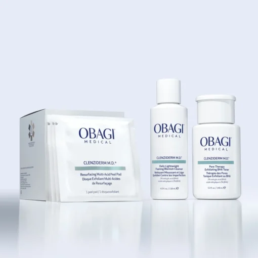 OBAGI Clenziderm M.D.® Resurfacing Multi-Acid šveičiamieji veido padeliai su rūgštimis